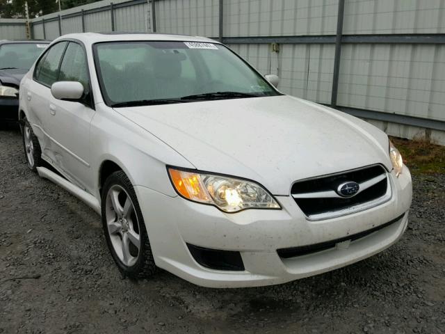 4S3BL616586222922 - 2008 SUBARU LEGACY 2.5 WHITE photo 1