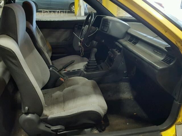 J81RF2367M7523252 - 1991 GEO STORM 2+2 ყვითელი ფოტო 5