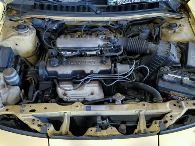 J81RF2367M7523252 - 1991 GEO STORM 2+2 ყვითელი ფოტო 7