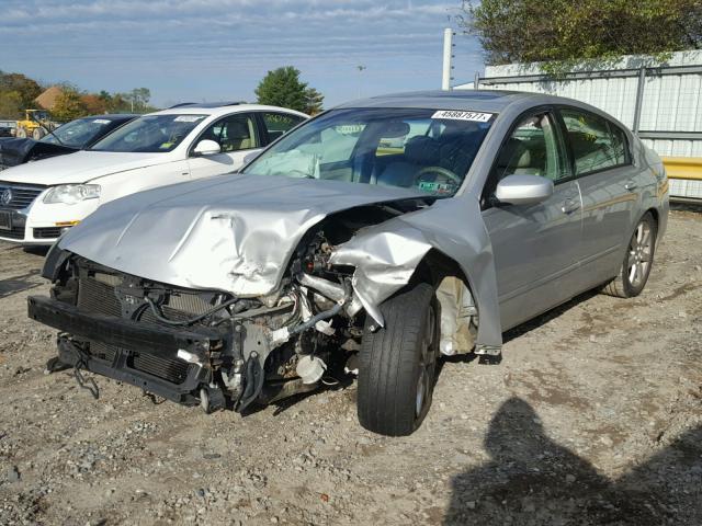 1N4BA41E84C882763 - 2004 NISSAN MAXIMA SE SILVER photo 2