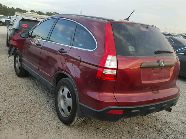 JHLRE38308C007598 - 2008 HONDA CR-V RED photo 3