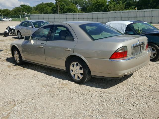 1LNHM86S74Y603464 - 2004 LINCOLN LS 金色 照片 3
