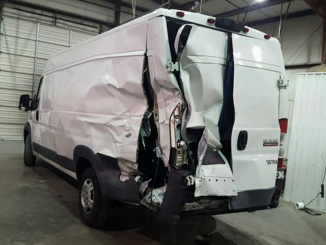 3C6URVJG2GE130564 - 2016 DODGE PROMASTER WHITE photo 3