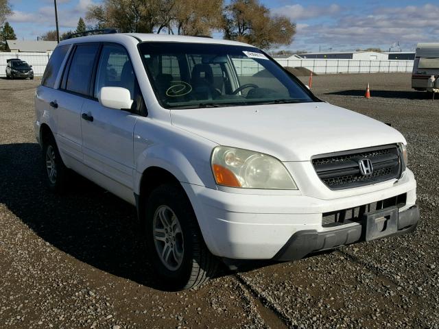 2HKYF18424H564708 - 2004 HONDA PILOT WHITE photo 1