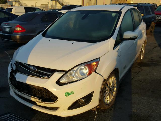 1FADP5CU8EL515350 - 2014 FORD C-MAX PREM WHITE photo 2