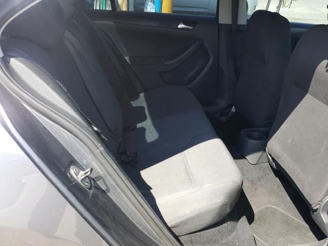 3VW2K7AJ6CM385064 - 2012 VOLKSWAGEN JETTA BASE GRAY photo 6