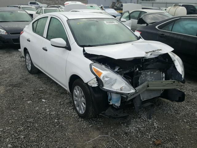 3N1CN7AP5HL893948 - 2017 NISSAN VERSA S WHITE photo 1