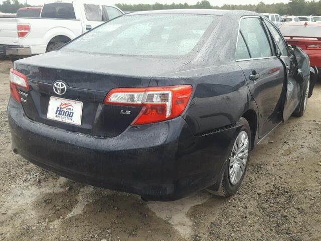 4T1BF1FKXEU300887 - 2014 TOYOTA CAMRY L BLUE photo 4