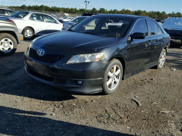 4T1BE46K29U867458 - 2009 TOYOTA CAMRY BASE BLACK photo 2