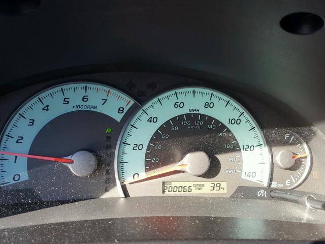 4T1BE46K29U867458 - 2009 TOYOTA CAMRY BASE შავი ფოტო 8