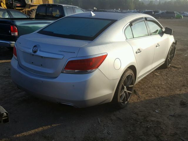 1G4GJ5E38CF355037 - 2012 BUICK LACROSSE T SILVER photo 4
