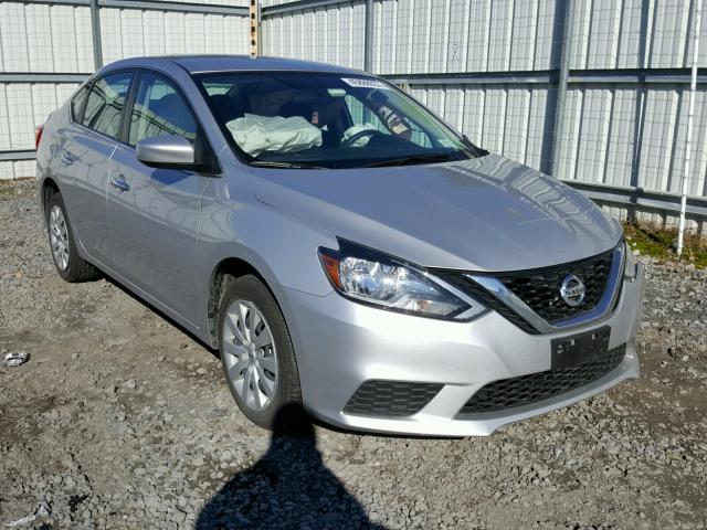 3N1AB7AP6GY327623 - 2016 NISSAN SENTRA S SILVER photo 1