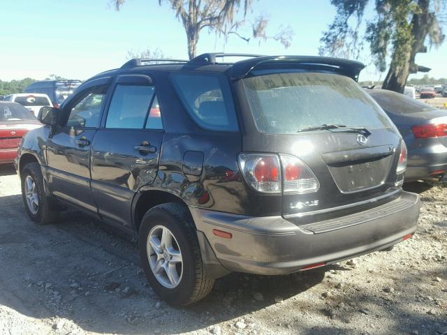 JTJGF10U810085450 - 2001 LEXUS RX 300 BLACK photo 3