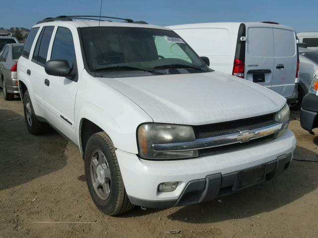 1GNDS13S032129869 - 2003 CHEVROLET TRAILBLAZE WHITE photo 1