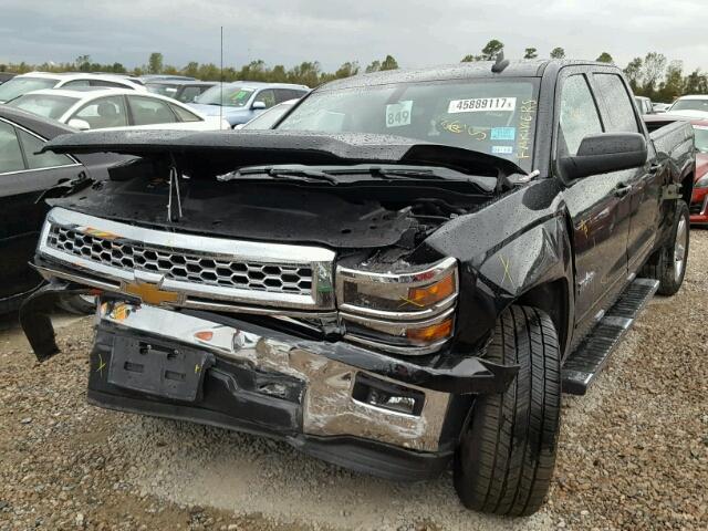 3GCPCREC2FG469690 - 2015 CHEVROLET SILVERADO BLACK photo 2