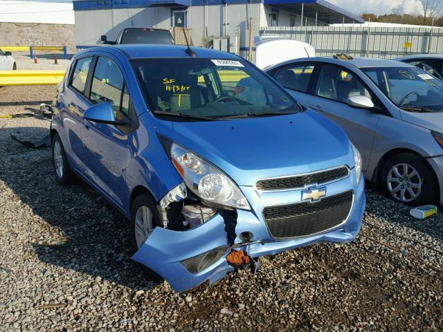 KL8CB6S90EC493988 - 2014 CHEVROLET SPARK LS BLUE photo 1