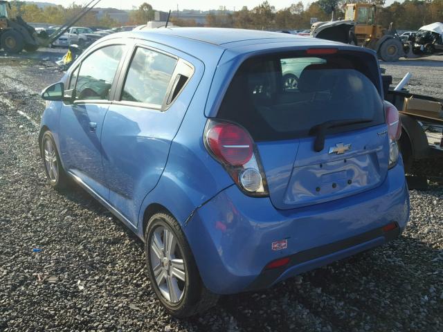 KL8CB6S90EC493988 - 2014 CHEVROLET SPARK LS BLUE photo 3