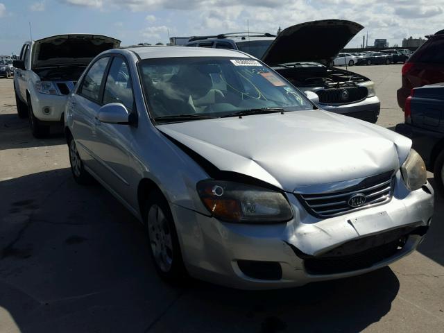 KNAFE221495633708 - 2009 KIA SPECTRA SILVER photo 1