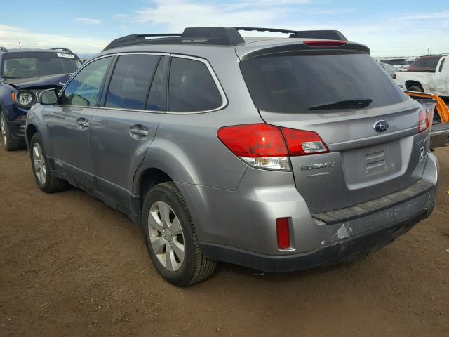 4S4BRCGCXA3340350 - 2010 SUBARU OUTBACK 2. GRAY photo 3