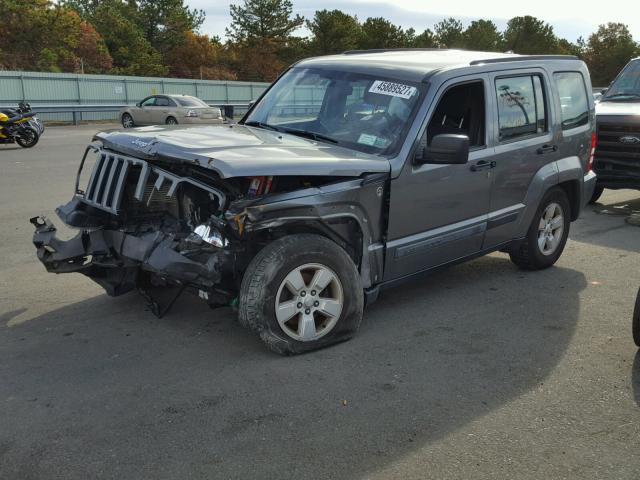 1C4PJMAK4CW152741 - 2012 JEEP LIBERTY SP BLACK photo 2