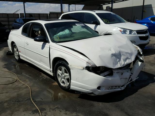 2G1WX12K449261551 - 2004 CHEVROLET MONTE CARL WHITE photo 1