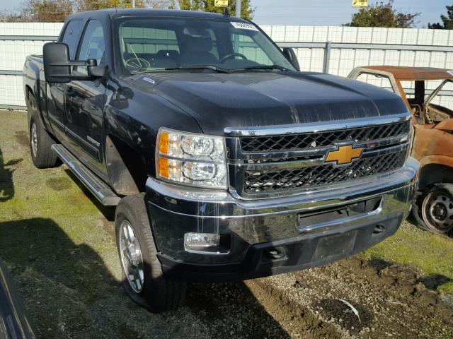 1GC1KXC81BF229649 - 2011 CHEVROLET SILVERADO BLACK photo 1