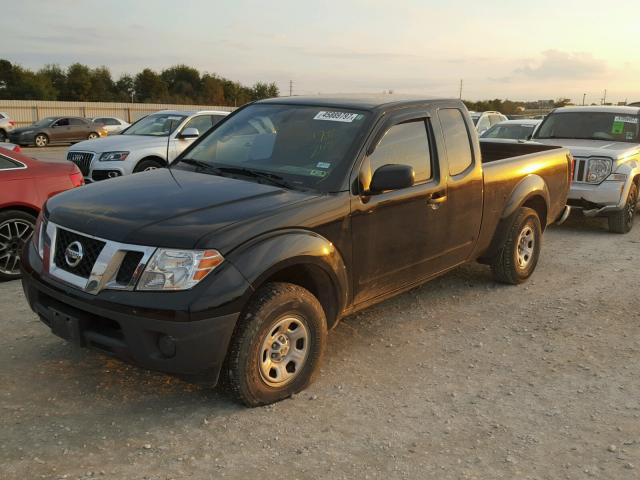 1N6BD0CT4FN731249 - 2015 NISSAN FRONTIER S BLACK photo 2