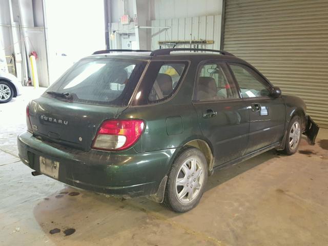 JF1GG65533H810199 - 2003 SUBARU IMPREZA TS GREEN photo 4