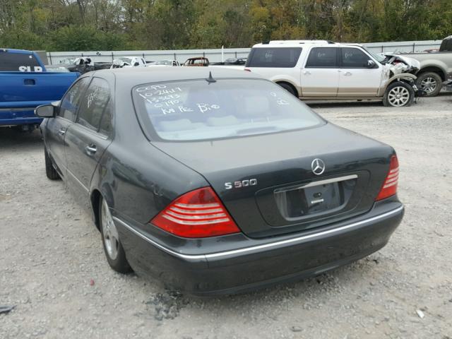 WDBNG75J24A420790 - 2004 MERCEDES-BENZ S 500 GRAY photo 3