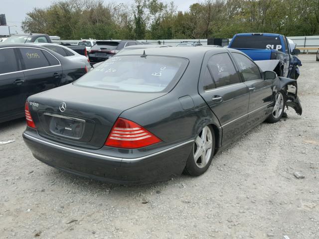 WDBNG75J24A420790 - 2004 MERCEDES-BENZ S 500 GRAY photo 4