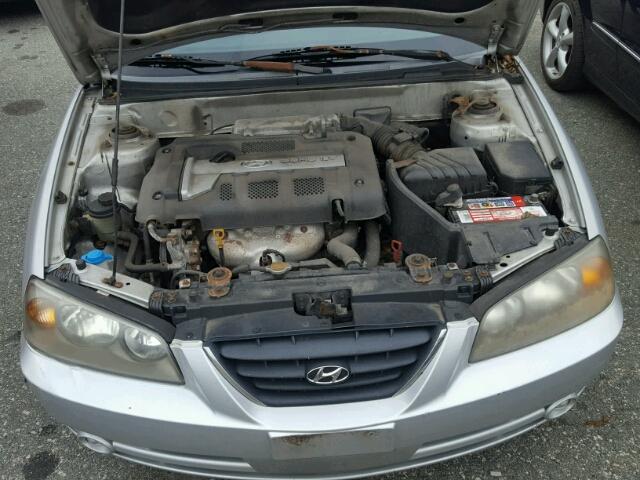 KMHDN46D75U112388 - 2005 HYUNDAI ELANTRA GL SILVER photo 7