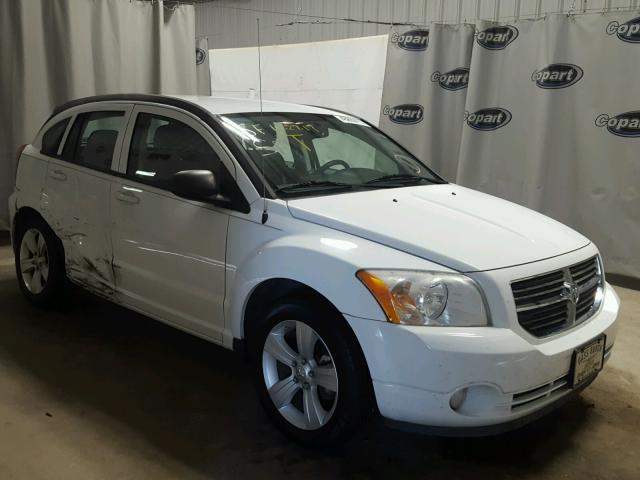 1B3CB3HA4BD262073 - 2011 DODGE CALIBER WHITE photo 1