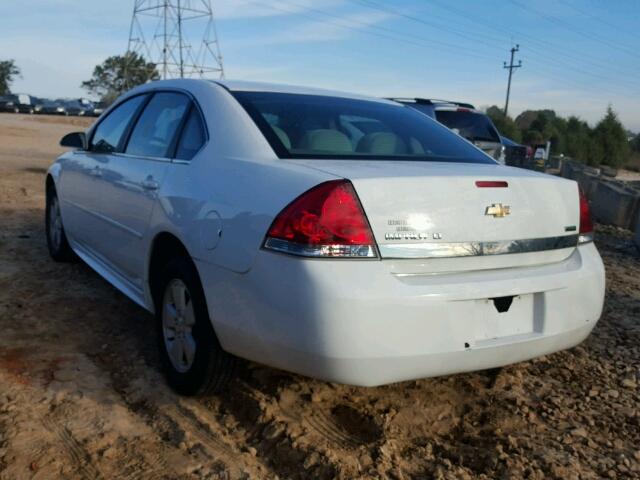 2G1WG5EK4B1176000 - 2011 CHEVROLET IMPALA LT Սպիտակ լուսանկար 3