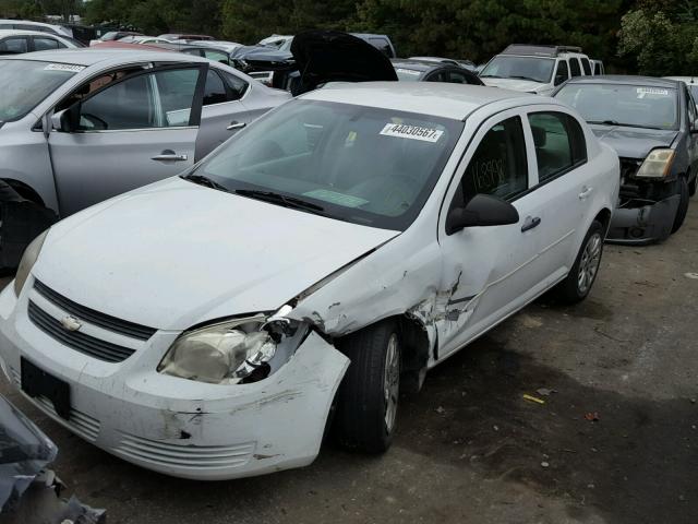 1G1AS58H797268241 - 2009 CHEVROLET COBALT LS WHITE photo 2