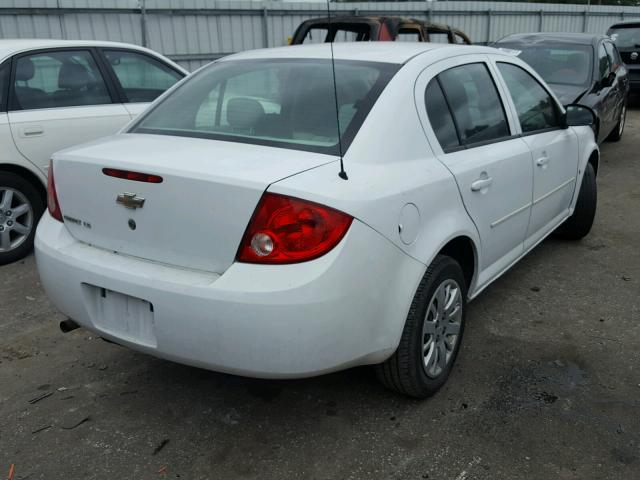 1G1AS58H797268241 - 2009 CHEVROLET COBALT LS WHITE photo 4