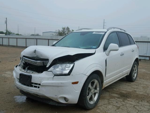 3GNAL3EK4ES556584 - 2014 CHEVROLET CAPTIVA LT WHITE photo 2