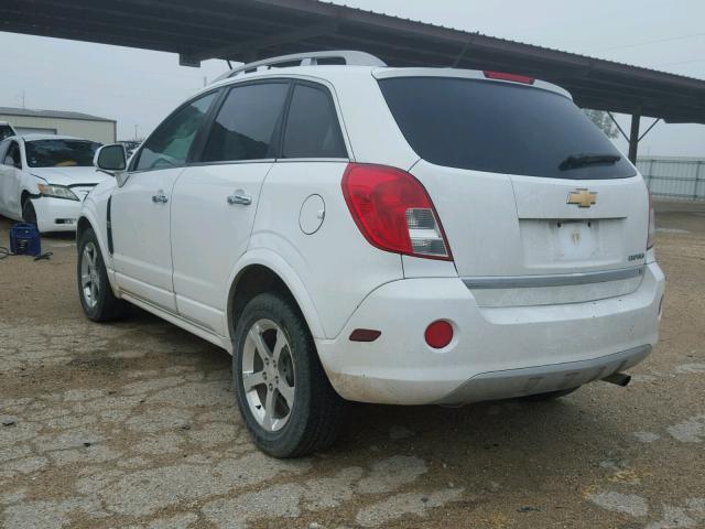 3GNAL3EK4ES556584 - 2014 CHEVROLET CAPTIVA LT WHITE photo 3