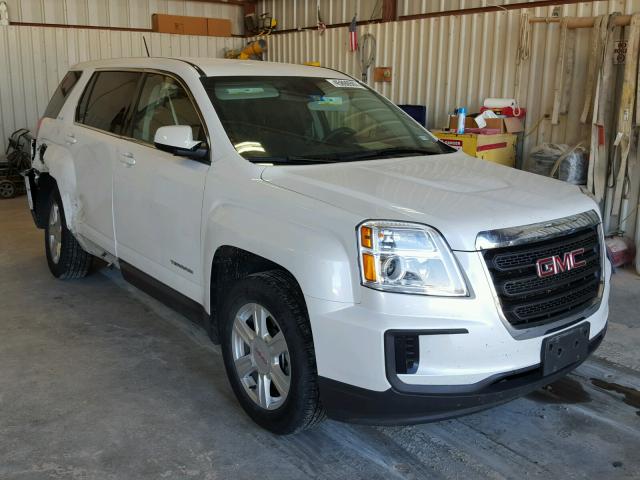 2GKALMEK8G6208243 - 2016 GMC TERRAIN SL WHITE photo 1