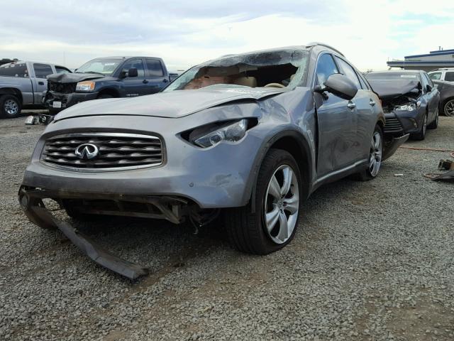 JNRAS18U29M100182 - 2009 INFINITI FX35 GRAY photo 2