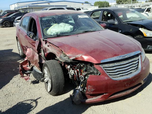 1C3CCBAG7CN316468 - 2012 CHRYSLER 200 LX RED photo 1