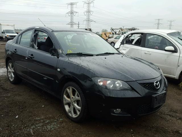 JM1BK32F081163582 - 2008 MAZDA 3 I BLACK photo 1