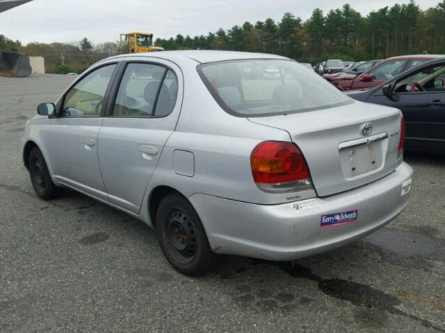 JTDBT123450360456 - 2005 TOYOTA ECHO SILVER photo 3