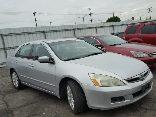 1HGCM66507A083734 - 2007 HONDA ACCORD EX SILVER photo 1