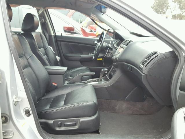 1HGCM66507A083734 - 2007 HONDA ACCORD EX SILVER photo 5