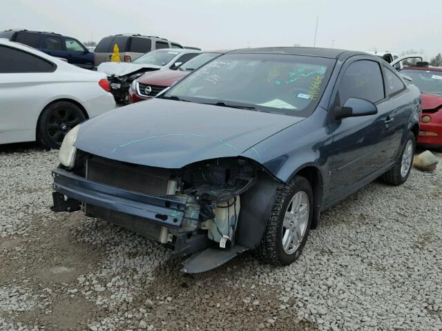 1G1AL15F867647060 - 2006 CHEVROLET COBALT LT BLUE photo 2