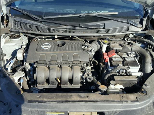 1N4AB7AP9DN904334 - 2013 NISSAN SENTRA SILVER photo 7