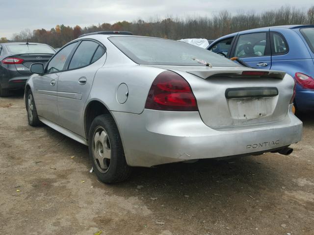 2G2WP522751277505 - 2005 PONTIAC GRAND PRIX SILVER photo 3