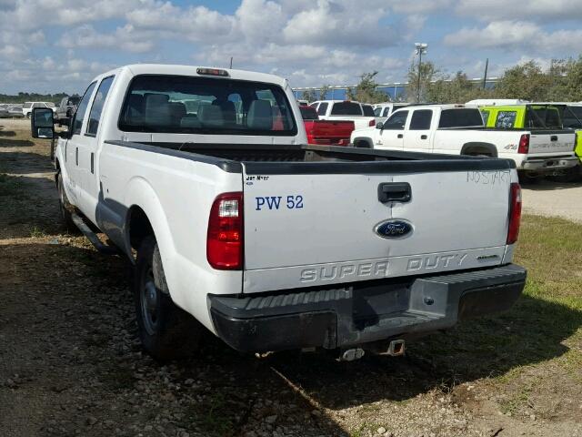 1FT7W2A65CEA02121 - 2012 FORD F250 SUPER WHITE photo 3