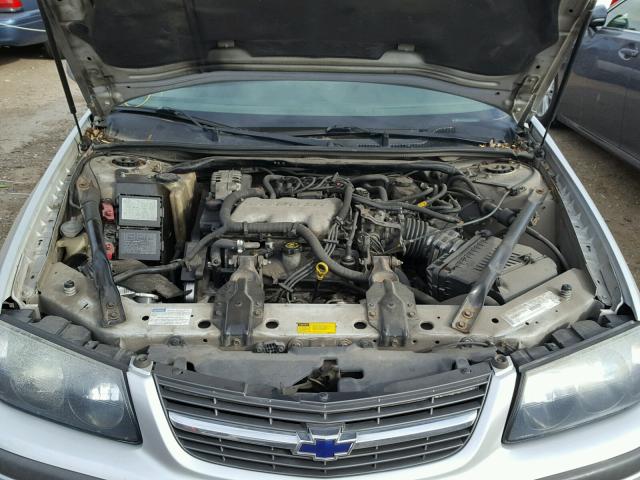 2G1WF52E019358763 - 2001 CHEVROLET IMPALA SILVER photo 7