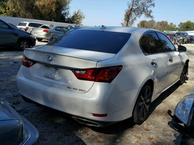 JTHCE1BL2D5011035 - 2013 LEXUS GS 350 WHITE photo 4